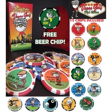 Vegas Golf Foxyware High Roller Complete Edition – Alle 14 Chips Poker Chip Golf Spiel