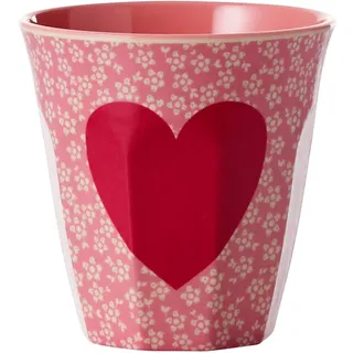Medium Melamin Becher - Heart Print