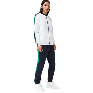 Lacoste Sport Komplettes Trainingsset für Herren: Hose + Jacke, weiß, XS - Weiß
