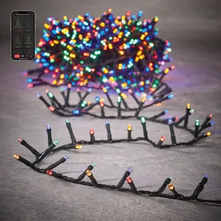 Luca Smart Lighting Snake-Lichterkette mit 1500 LED-Lämpchen - L3000 cm - Multicolor - Blau, Gelb, Grün, Rot