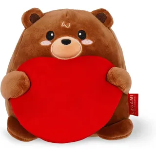 Legami Plüschtier - SUPER CUTE! - TEDDY BEAR - Braun/Rot