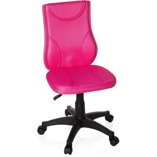 hjh OFFICE 670410 Kinderdrehstuhl KIDDY Base Netzstoff Pink Kinder Schreibtischstuhl Kinderstuhl höhenverstellbar