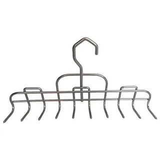 WolfCut Räucherhaken 10-tlg. Edelstahl silber