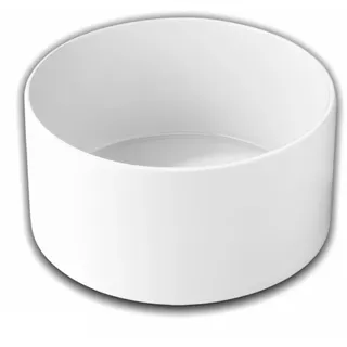 Wilmax - Schale aus Porzellan - 3630ml - Salatschüssel - Weißer Schüssel für Snacks, Salat - Ø 23cm- Obstschale - Müsli-Schale - Elegant und Kratzfest - Ideal als Geschenk