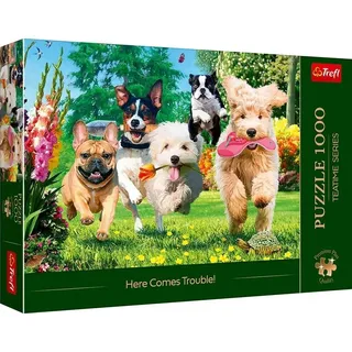 Trefl Puzzle Tea Time Here Comes Trouble 1000 Teile Vintage
