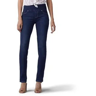 Lee Damen Sculpting Fit Slim Leg Pull On Jeans, Infinity, 38