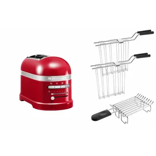 Artisan Toaster 5KMT2204 inkl. Brötchenaufsatz + Sandwichzange liebesapfelrot