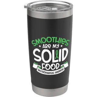 Smoothies statt Festes - Gastroparese Humor Doppelwandiger Edelstahl-Thermobecher