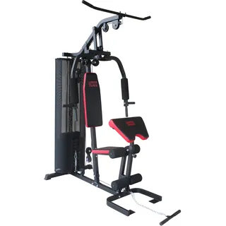 Motive Fitness by U.N.O. MOTIVE FITNESS by U.N.O., Kraftstation »Multi-Gym Smart« 10 Gewichtsblöcke Seilzug, Butterflystange, Latzug, Ruderfunktion und mehr, max. Benutzergewicht 120 kg, max. Trainingsgewicht 45,8 kg, schwarz