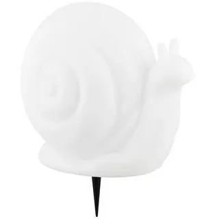 Ambia Garden Solarleuchte , Weiß , Kunststoff , Tierform , 20x28x28 cm , Farbwechsler , Dekoration, Gartendeko