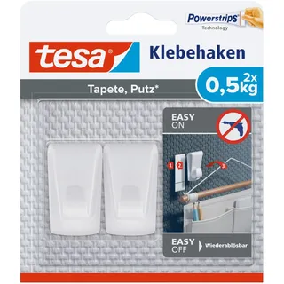 Tesa Garderobenhaken Weiß