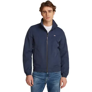 Tommy Hilfiger Tommy Jeans Herren Jacke Essential Casual Bomber Übergangsjacke, Blau (Dark Night Navy), S