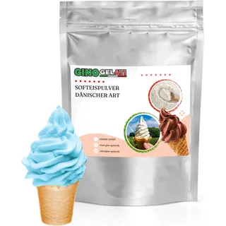 Schlumpfeis Tutti Frutti Blaues Dänisches Softeis Pulver 10 kg - Blau