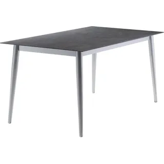 Sieger Gartentisch Rechteckig graphitfarbener Anthrazit 160 cm x 90 cm
