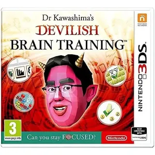 Nintendo Dr Kawashima's Devilish Brain Training: Can you stay FOCUSED? - 3DS - Puzzle - PEGI 3