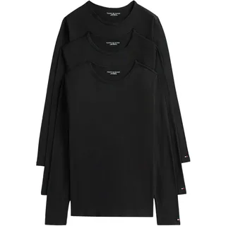 Tommy Hilfiger Premium Essentials Langarm-baselayer 3 Einheiten Black / Black / Black L