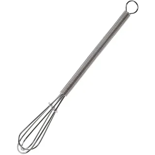WOLMIK Schneebesen Klein, Mini Schneebesen, 15,5cm Handbuch Schneebesens, Robuster Rührbesen, Edelstahl Qualität Whisk Schneebesens für Kann Teig Rühren, Eiweiß Schlagen, Butter Rühren, Sahne Schlagen
