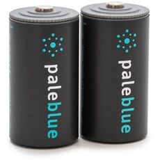 Hellblau, 2 x C-Batterien in Einzelhandelsverpackung, mit Kabel und QSG