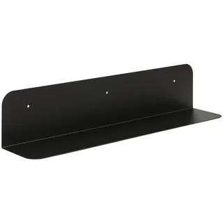 Mid.you Wandboard , Schwarz , Metall , 60x12x12 cm , Wohnzimmer, Regale, Wandboards