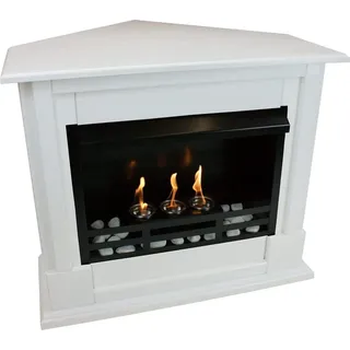 Kaminbau Mierzwa Eckkamin Rafael Premium Weiß