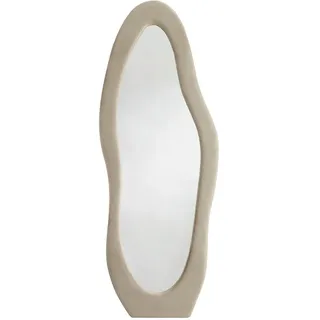 Livetastic Standspiegel , Champagner , Glas, Holzwerkstoff, Fell , organisch , 60x160x3.5 cm , in verschiedenen Größen erhältlich, Ganzkörperspiegel , Garderobe, Garderobenspiegel