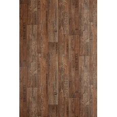 Misento PVC Bodenbelag Stabparkett Holzoptik Boden Fußboden mit Gesamtdicke von 2,8mm und Nutzschicht 0,2mm 200 x 300 cm Braun