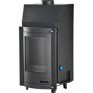 HS FLAMINGO Kamineinsatz AQUAFLAM 12 PANORAMA mit Wärmetauscher und manueller Steuerung