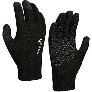 Nike Herren Herren Handschuhe Knitted Tech and Grip Handschuhe, 091 Black/Black/White, S/M,