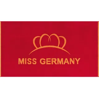 Miss Germany Strandtuch 100 x 180 cm rot