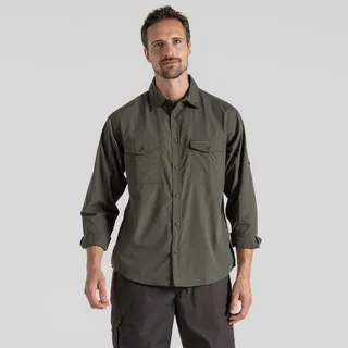 Craghoppers Kiwi-Langarmshirt für Herren, Insektenschutzstoff und Kragen, Sonnenschutz – perfekt für Outdoor, Sommer, Safari und Wandern