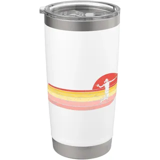 Handball game Handballer Handballspieler Damen Handball Doppelwandiger Edelstahl-Thermobecher
