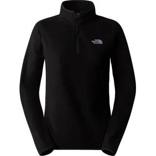 The North Face NF0A855M4H0 W 100 Glacier 1/4 Zip - EU Sweatshirt Damen TNF Black-NPF Größe XS