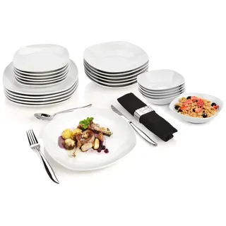 sänger geschirr Bilgola Tafelservice 24-tlg. weiß