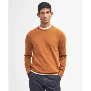 Barbour für Herren. MKN0345 Pullover Essential orange (XXL), Lässig, Wolle, Polyester