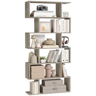 VASAGLE Bücherregal 24 x 70 x 191,6 cm Greige