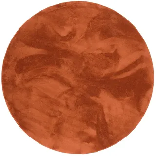 Pergamon Fellteppich Rund 200 x 200 cm Beige/Rot