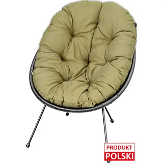 AMPO Sitzkissen Polsterkissen Freizeitkissen Gartenkissen für den Sessel - Beige