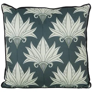 Alexandra House Living Kissen, Grün, Samt, Textil, 45 x 45 cm