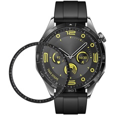 kwmobile 2X Transparente Displayschutzfolie kompatibel mit Huawei Watch GT4 46mm Folie - Schutzfolie für Fitness Tracker - robuster Displayschutz