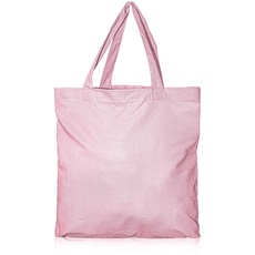 IMFAA Kleine Einkaufstasche, 30 x 30 + 30 cm, 100 % Baumwollleinen, wiederverwendbar, zum Malen und Bedrucken in mehreren Farben rose