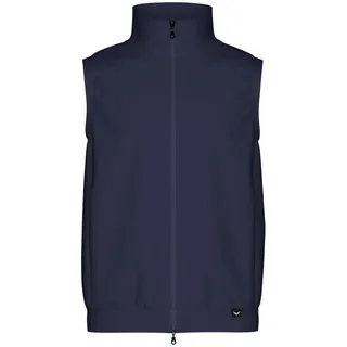 TRIGEMA »TRIGEMA Weste aus bequemem Sweat-Material« 1 Stk., blau