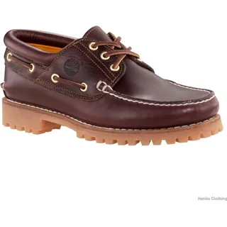 Timberland Mens Boat Shoe burgundy 8.5 Wide Fit
