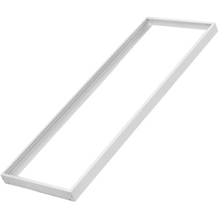 Maclean Brackets Maclean MCE542 Aufbaurahmen für LED Panel 1195x295mm Deckenmontage Wandmontage Montageset Einbaukit Aluminium