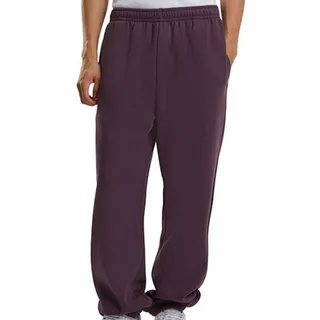 Build Your Brand Fluffy Trainingshose - Plum Purple - 5XL