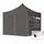Faltpavillon 3 x 3 m inkl. 4 Seitenteile Dunkelgrau