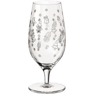 Villeroy & Boch - Toy's Delight Biertulpe 2er-Set 175mm Klar, Spülmaschinenfest, Weihnachtsdeko, Trinkgläser, Gläser für Bier Weihnachten, Kristallglas