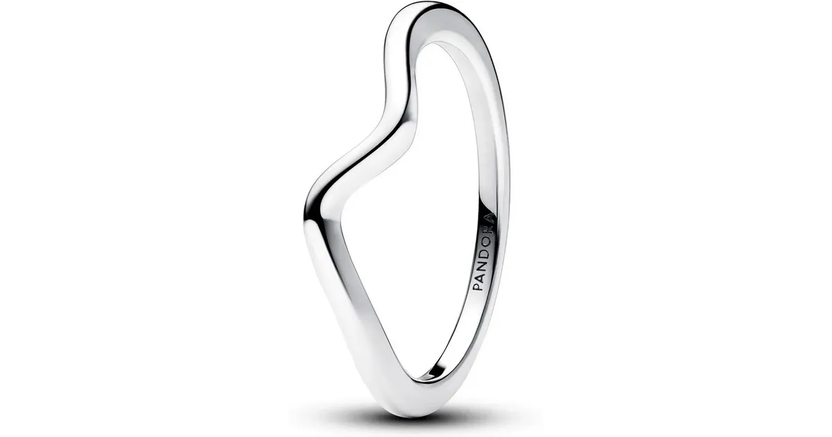 Pandora 193095C00 Silberring für Damen Polierte Welle, 60/19,1 | juuhu.at