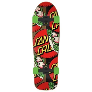 Santa Cruz Beware Dot Shaped 9.7 X 31.7 Shaped Cruiser Skateboard - One Size