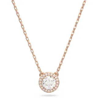 Swarovski Constella Halskette Rosegold für Damen mit Anhänger mit Weißen Zirkonia Kristallen, 5636272