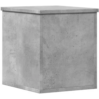 Truhe Betongrau 30x35x35 cm Holzwerkstoff - Grau